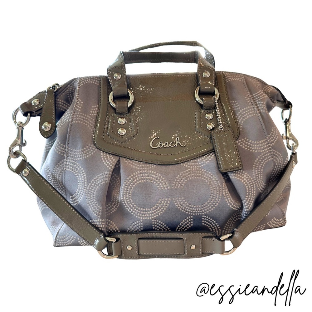 Coach Ashley Gray Satchel Bag EUC